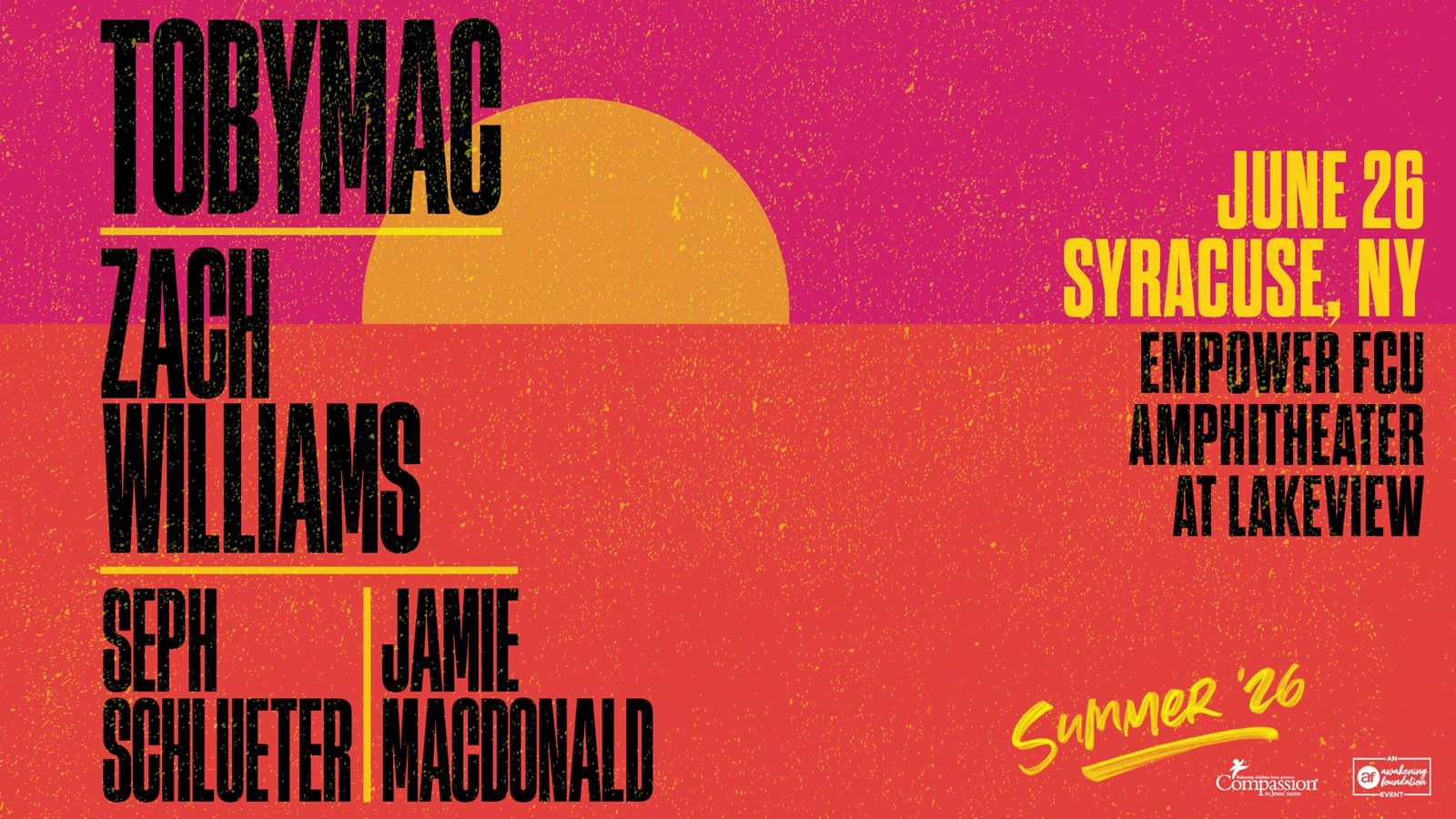 TobyMac, Zach Williams. Seph Schleuter, Jamie MacDonald<br />
&nbsp;